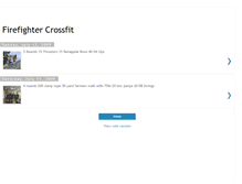 Tablet Screenshot of firefightercrossfit.blogspot.com