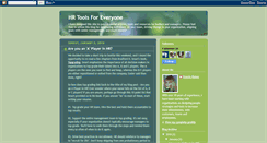 Desktop Screenshot of hrtoolsforeveryone.blogspot.com