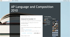 Desktop Screenshot of aplang2010.blogspot.com