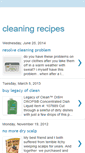 Mobile Screenshot of cleaningrecipes.blogspot.com