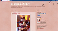 Desktop Screenshot of marianascakes.blogspot.com