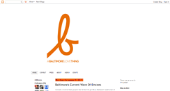 Desktop Screenshot of abaltimorelovething.blogspot.com