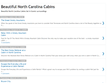 Tablet Screenshot of northcarolinacabins.blogspot.com