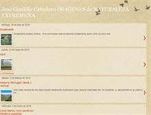 Tablet Screenshot of imagenesdenaturaleza-extremadura.blogspot.com