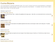 Tablet Screenshot of cucinabizzarra.blogspot.com