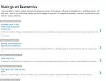 Tablet Screenshot of economusings.blogspot.com