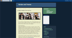 Desktop Screenshot of gordonandyvonne.blogspot.com