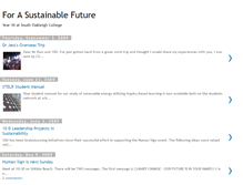 Tablet Screenshot of 4sustainablearth.blogspot.com