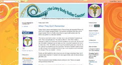 Desktop Screenshot of lewybodydementia.blogspot.com