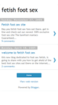Mobile Screenshot of fetishfootsex.blogspot.com