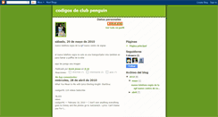 Desktop Screenshot of codigosdeclubpenguin.blogspot.com