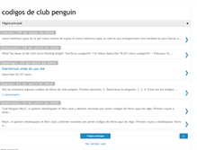 Tablet Screenshot of codigosdeclubpenguin.blogspot.com