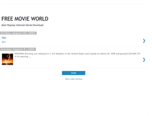 Tablet Screenshot of freemovie-world.blogspot.com