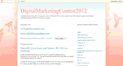 Desktop Screenshot of digitalmarketingcontest.blogspot.com