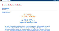 Desktop Screenshot of justchristians.blogspot.com
