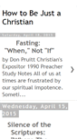 Mobile Screenshot of justchristians.blogspot.com