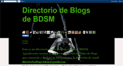 Desktop Screenshot of directorio-blogs-bdsm.blogspot.com