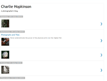 Tablet Screenshot of charliehopkinsonsblog.blogspot.com