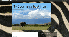 Desktop Screenshot of africajourney2011.blogspot.com
