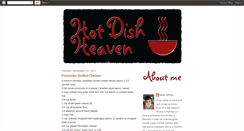 Desktop Screenshot of hotdishheaven.blogspot.com