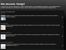 Tablet Screenshot of naodescartedesign.blogspot.com
