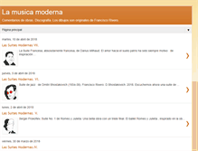 Tablet Screenshot of francisco-lamusicamoderna.blogspot.com