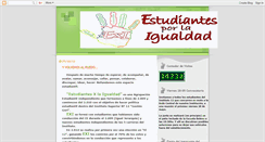 Desktop Screenshot of estudiantesxlaigualdad.blogspot.com