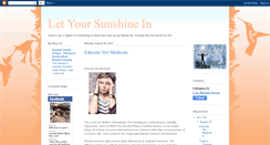 Desktop Screenshot of letyoursunshinein.blogspot.com