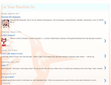 Tablet Screenshot of letyoursunshinein.blogspot.com