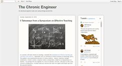 Desktop Screenshot of chronicengineer.blogspot.com
