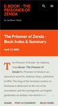 Mobile Screenshot of prisoner-of-zenda.blogspot.com