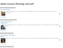 Tablet Screenshot of mollyscountrypaintngsandstuff.blogspot.com