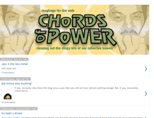 Tablet Screenshot of chordsofpower.blogspot.com