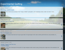 Tablet Screenshot of experimentalquilting.blogspot.com