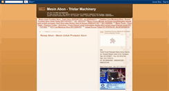 Desktop Screenshot of mesin-abon-tristar.blogspot.com