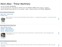 Tablet Screenshot of mesin-abon-tristar.blogspot.com