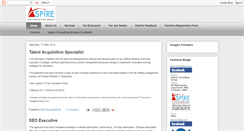 Desktop Screenshot of jobsinaspire.blogspot.com