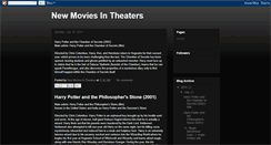 Desktop Screenshot of newmoviesintheaters.blogspot.com