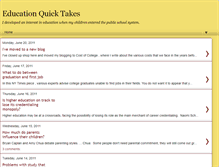 Tablet Screenshot of educationquicktakes.blogspot.com