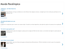 Tablet Screenshot of mundoparalimpico.blogspot.com