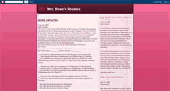 Desktop Screenshot of mrsrowesreaders.blogspot.com