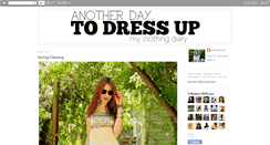 Desktop Screenshot of anotherdaytodressup.blogspot.com