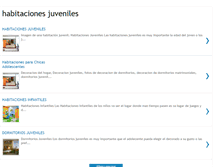 Tablet Screenshot of habitaciones-juveniles.blogspot.com