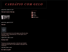 Tablet Screenshot of cardapiocomgelo.blogspot.com