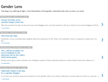 Tablet Screenshot of genderlens.blogspot.com