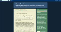 Desktop Screenshot of electricforester.blogspot.com