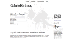 Desktop Screenshot of gabrielgrimes.blogspot.com