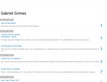 Tablet Screenshot of gabrielgrimes.blogspot.com