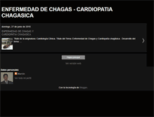 Tablet Screenshot of cardiopatiachagasica.blogspot.com