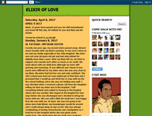 Tablet Screenshot of elixiroflove.blogspot.com